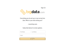Tablet Screenshot of bigdata.com